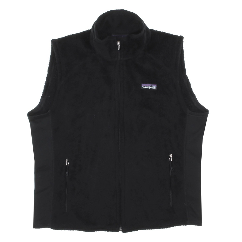 Patagonia R2 Polartec Fleece Vest Women’s XS Black Full Zip Outdoor
